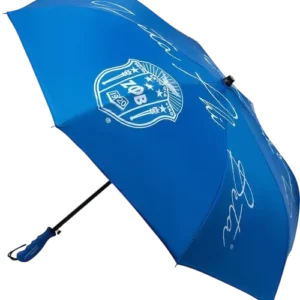 Zeta Phi Beta Crest Automatic Inverted Jumbo Umbrella
