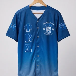 PBS Blue Ombre Baseball Jersey