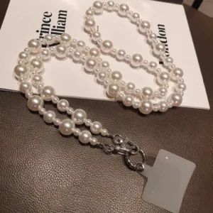 Long Pearl Cellphone Holder